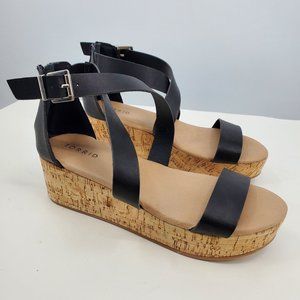 Torrid Crisscross Espadrille Flatform Women's Strappy Sandals Size 9.5 Wide